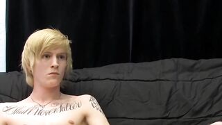 BoyObsession.com - Kinky inked Dustin's passionate and intense solo wanking