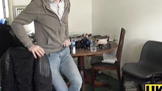 UKSubSluts.com - Teen slut solo masturbates and gets hard fingering