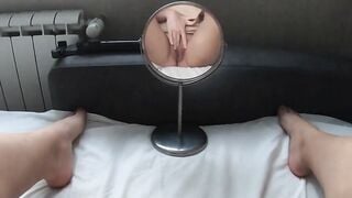 Mirror Masturbation - Teen Girl's POV Solo Session