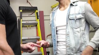 Greg Dixxon fills Apollo Fates holes full of cum