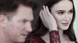 Hazel Moore cant resist stepdads massive thick cock