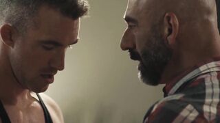 Nick Fitt worships daddy Drew Sebastian with lips and hole