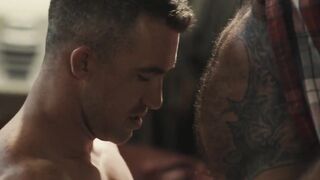 Nick Fitt worships daddy Drew Sebastian with lips and hole