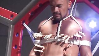 MuscleJockBound.com - Jessie Balboa's dick pinned by Dire Callahan