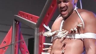 MuscleJockBound.com - Jessie Balboa's dick pinned by Dire Callahan