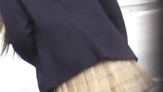 Asian babes caught on cam wearing fishnets and stockings