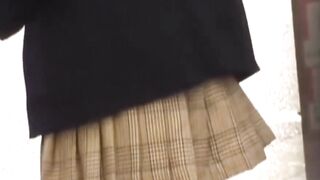 Asian babes caught on cam wearing fishnets and stockings