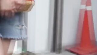 Japanese chicks desperate to pee recorded by a fetishist