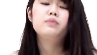 These Japanese women fill a container with hot pee loads