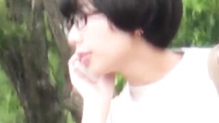 Exotic voyeur feeds kink with Japanese girls urinating scenes