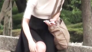 Exotic voyeur feeds kink with Japanese girls urinating scenes