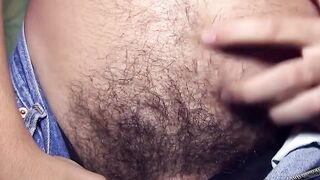Viper begins by sniffing raw pits then tugs his aching boner