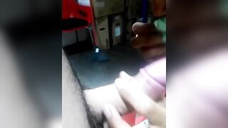 Spanish Guy Fucks His Asian GF at the Office