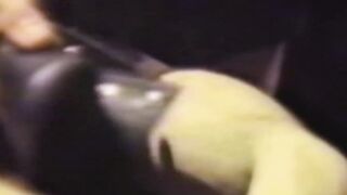 My swollen cock and balls were tied before relentless jerking