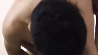 Young Asian cocksucker pounded hard before cumming