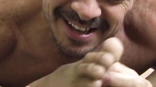Young Asian cocksucker pounded hard before cumming