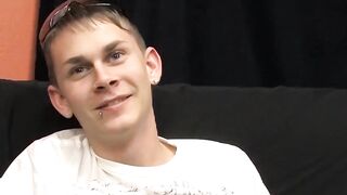 BoyObsession.com - Eager Seth stretches tight ass with massive dildo during solo sess