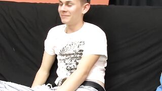 BoyObsession.com - Eager Seth stretches tight ass with massive dildo during solo sess