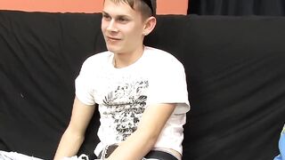 BoyObsession.com - Eager Seth stretches tight ass with massive dildo during solo sess