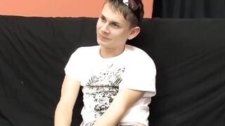 BoyObsession.com - Eager Seth stretches tight ass with massive dildo during solo sess