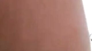 Big-Ass Brunette Plays with Toys on Webcam