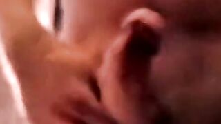 Straight newbie smiles post bareback creampie