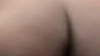 Three gays flood fat black ass and mouth with jizz