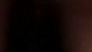 Three gays flood fat black ass and mouth with jizz