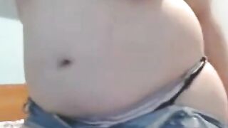 BBW With Big Tits Masturbates on Webcam