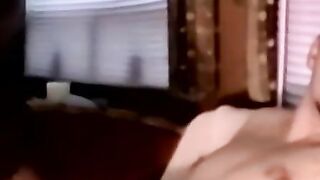 Mature gay swallows warm cum from throbbing shaft