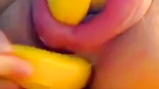 Extreme Pussy Pumping: Banana Fist on Webcam