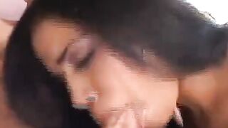 Ebony Amateur with Big Natural Tits and Large Nipples