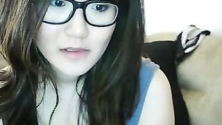 Asian Webcam Slut Strips and Rubs Her Pussy