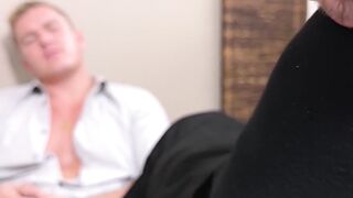 Dan Edwards adores Drew Harpers feet to settle his debt