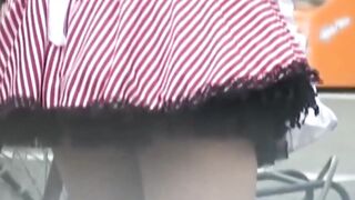 Pretty Japanese ladies vie for the hidden cameras attention