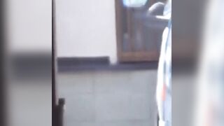 Lean Japanese student snagged by peeper urinating outdoors