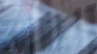 Lean Japanese student snagged by peeper urinating outdoors