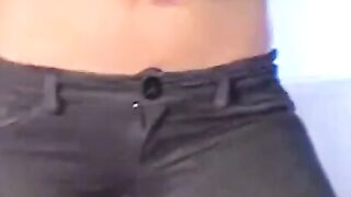 Brunette Plays with Dildo on Webcam