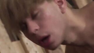 BoyDungeon.com - Mature guy destroys young sub's asshole in hardcore fetish anal scen