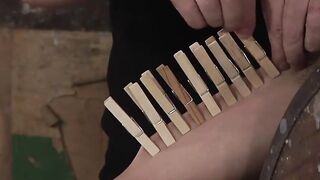 BoyDungeon.com - Young sub endures master's harsh punishment with clothespins