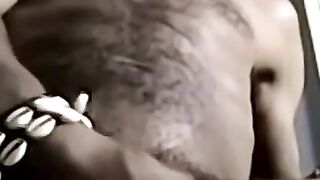 JoeSchmoeXXX.com - Black amateur strips and masturbates into an intense orgasmic blis