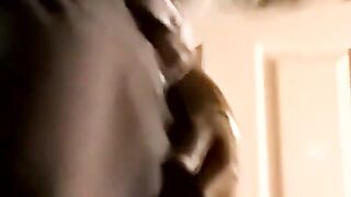 JoeSchmoeXXX.com - Black amateur strips and masturbates into an intense orgasmic blis