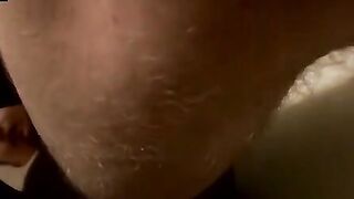 Two amateurs joke around while jerking off