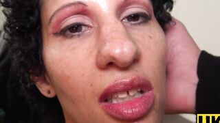 UKSubSluts.com - Mature subslut Red Rose teases Pascal with wet cunt