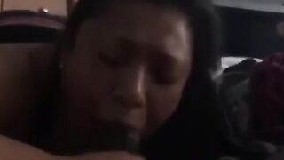 Big Black Cock for Her Sloppy Mouth and Big Tits
