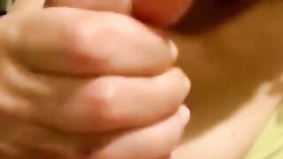 Italian Brunette Amateur Blowjob & Cumshot