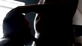 Chubby mature savors hot spunk from throbbing cock
