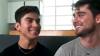 Newly engaged Alfonso and Adrian lose themselves in first fuck