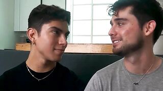 Newly engaged Alfonso and Adrian lose themselves in first fuck