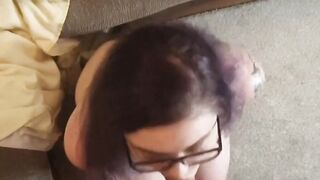 POV Blowjob with a Busty British MILF
